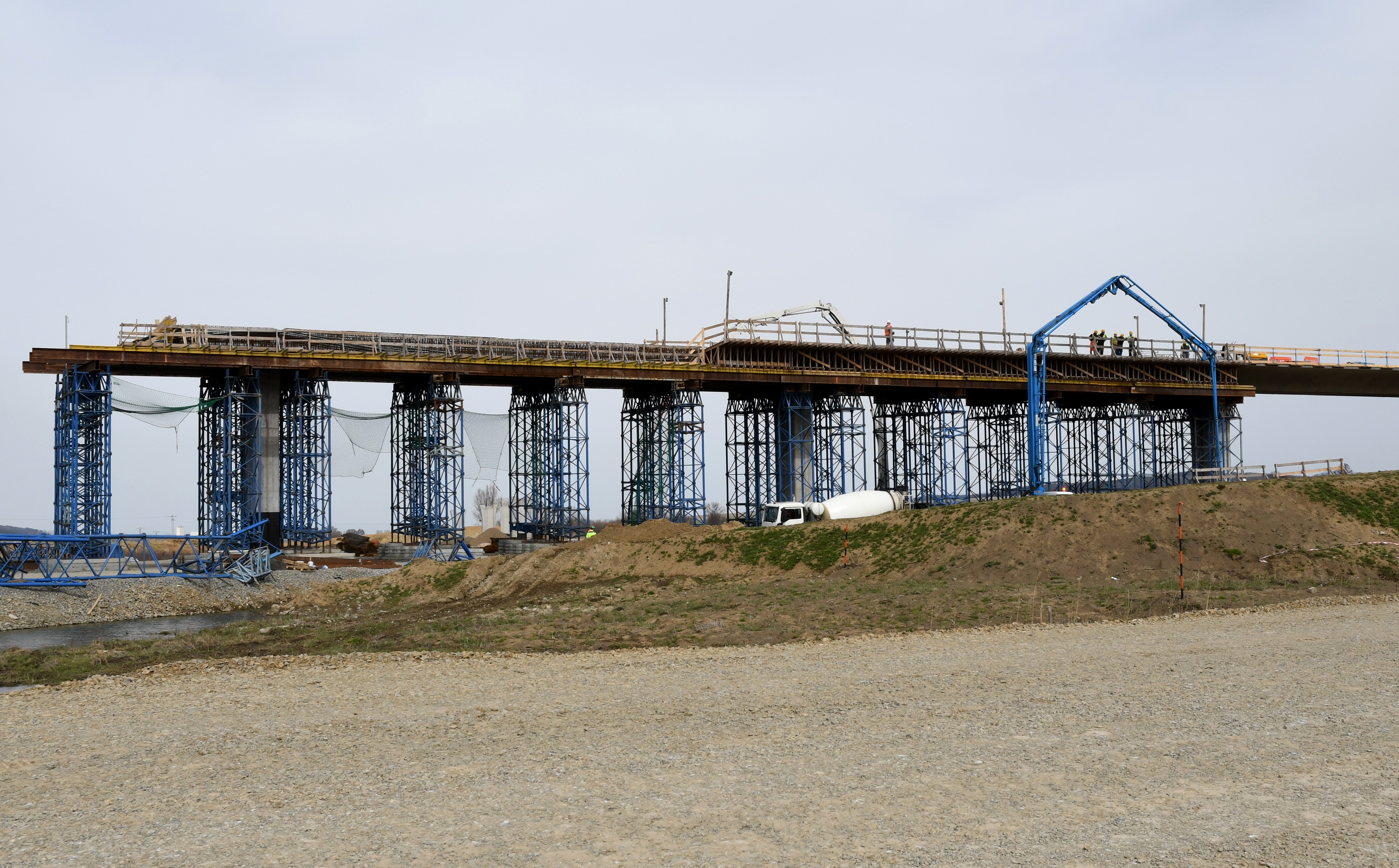 Prehliadka budúceho eurofondového projektu na prípravu vlakov Výstavba D1 Budimír - Bidovce