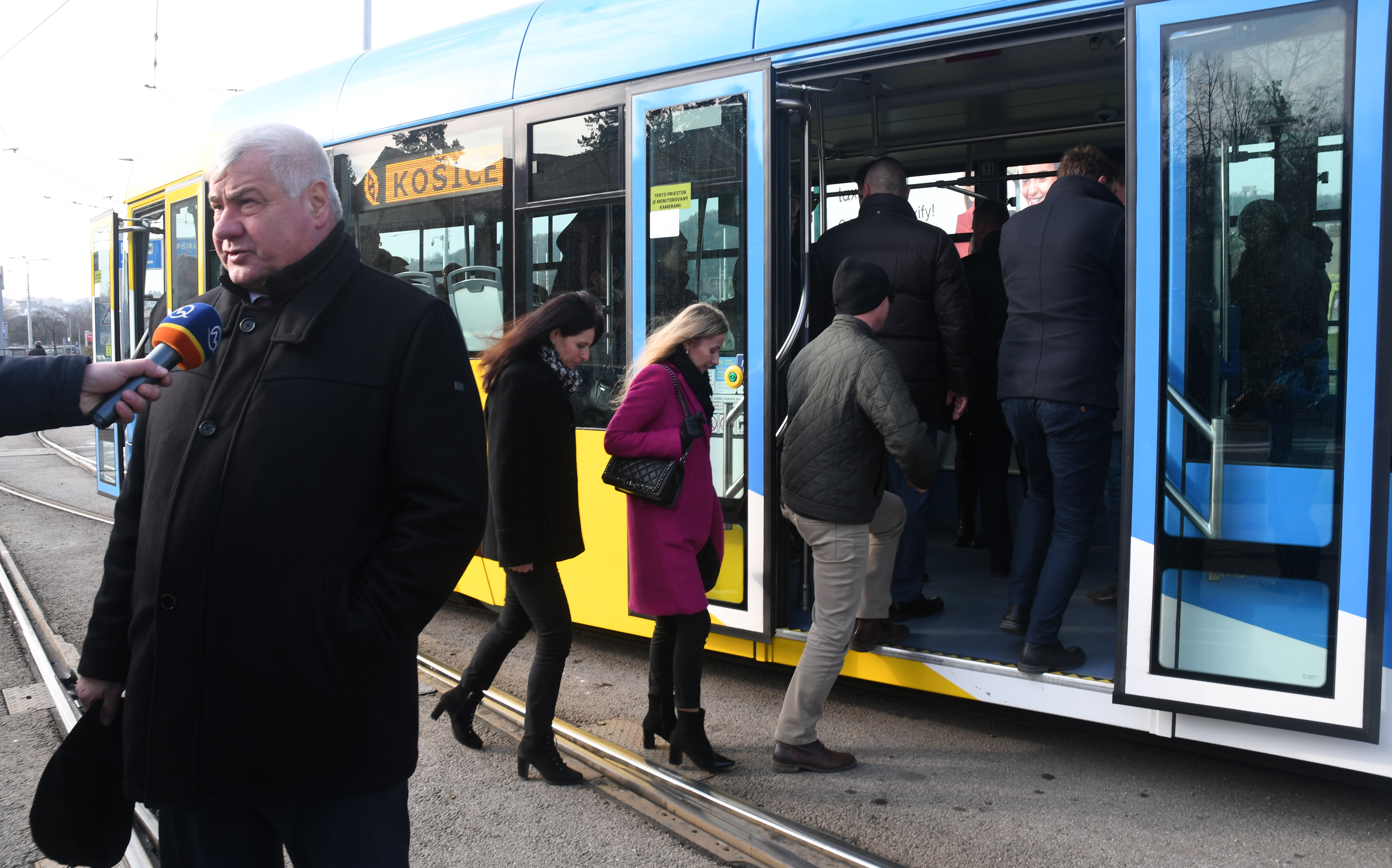 Projekt MET Košice Kontrolný deň nových električiek