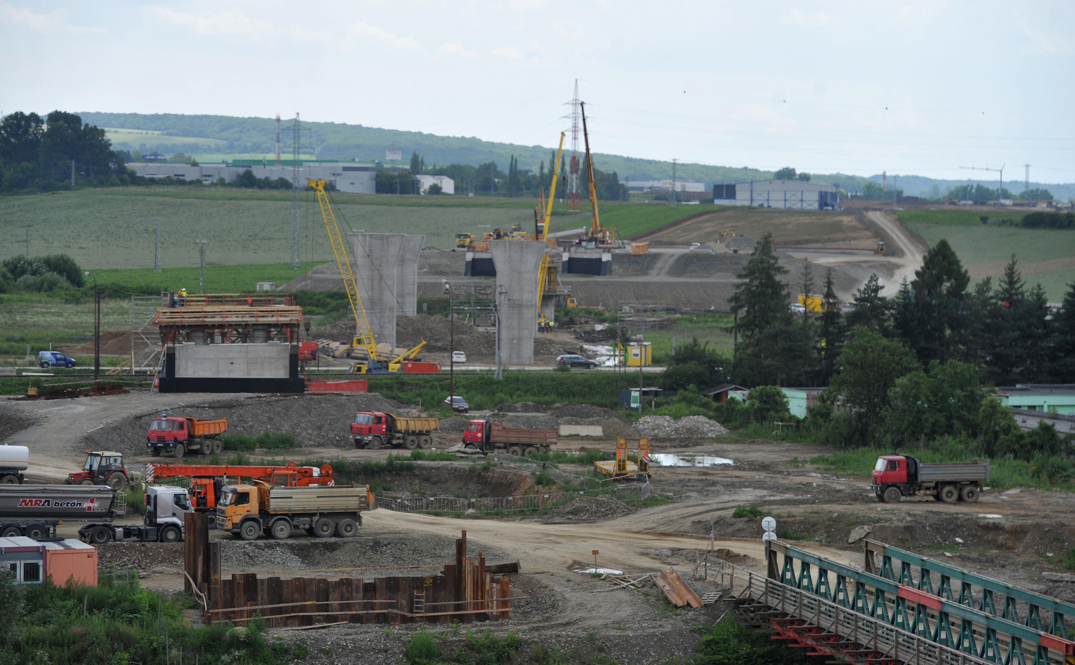 Diaľnica pri Prešove sa stavia